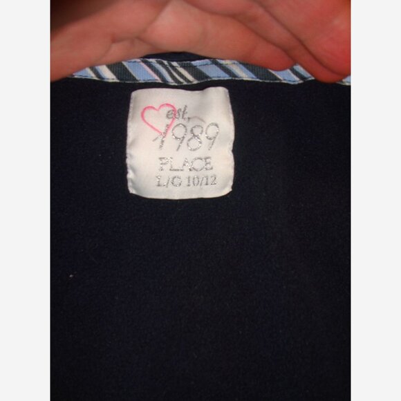 Osh Kosh Coat Quilted Navy Blue Youth Size 10-12 - Picture 3 of 3